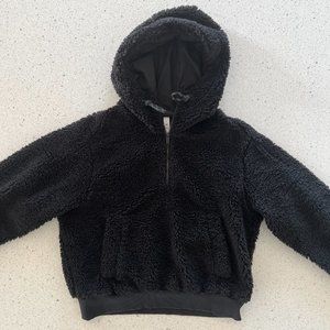 Lululemon, Black, Scuba Oversized Half-Zip Fleece Hoodie